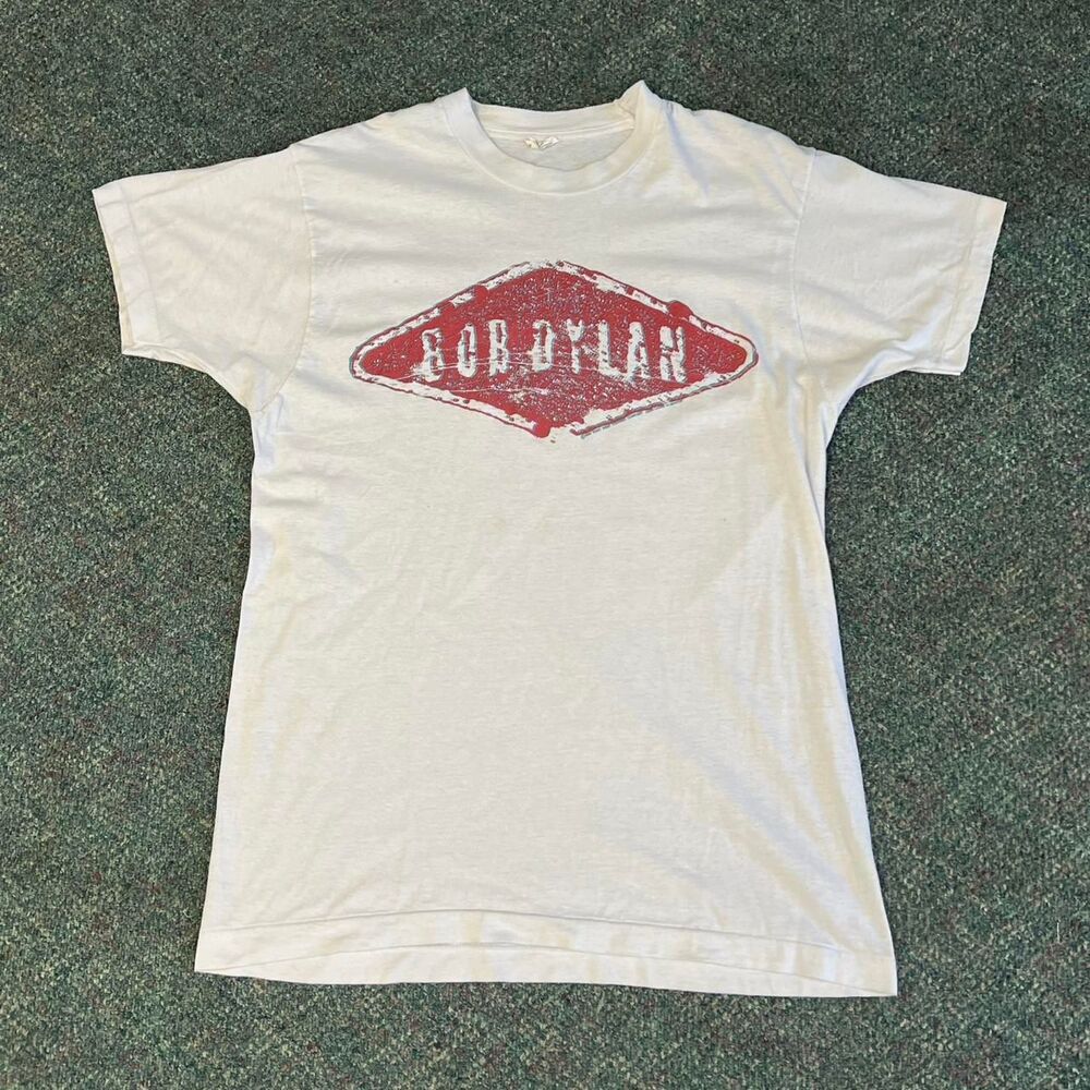 Vintage 1989 Bob Dylan white Band Tee